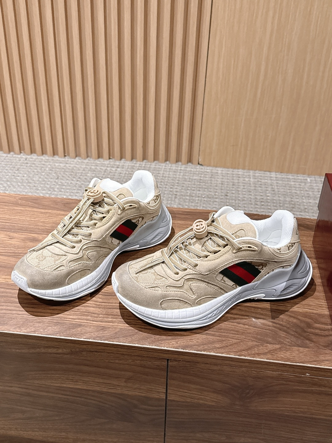 Gucci Interlocking GG Canvas Chunky Sneakers