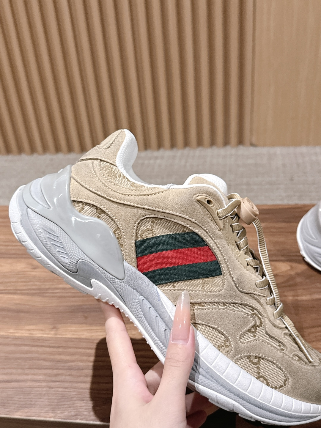 Gucci Interlocking GG Canvas Chunky Sneakers