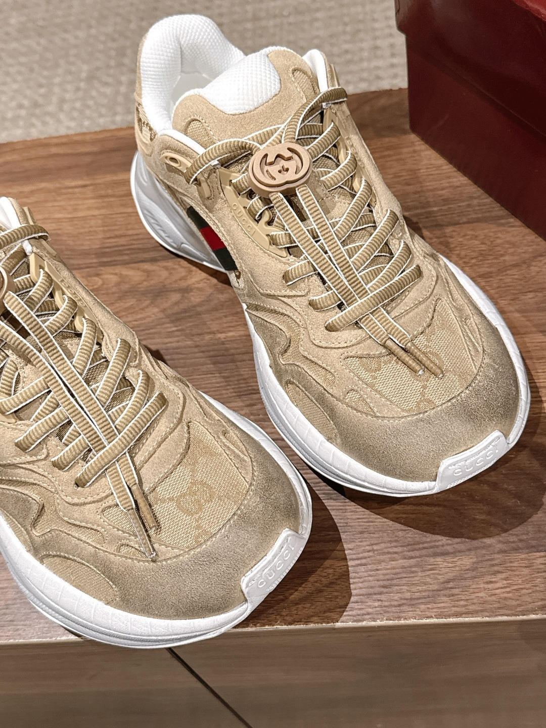 Gucci Interlocking GG Canvas Chunky Sneakers