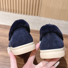 Loro Piana 诺悠翩雅🐰卡兔毛乐福鞋单鞋 意大利高级品牌Loro Piana 是意大利顶级奢侈品牌,以羊绒起家, Loro Piana 诺悠翩雅🐰卡兔毛乐福鞋单鞋 意大利高级品牌Loro Piana 是意大利顶级奢侈品牌,以羊绒起家,