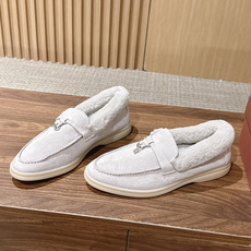 Loro Piana 诺悠翩雅🐰卡兔毛乐福鞋单鞋 意大利高级品牌Loro Piana 是意大利顶级奢侈品牌,以羊绒起家, Loro Piana 诺悠翩雅🐰卡兔毛乐福鞋单鞋 意大利高级品牌Loro Piana 是意大利顶级奢侈品牌,以羊绒起家,