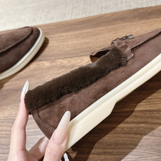 Loro Piana 诺悠翩雅🐰卡兔毛乐福鞋单鞋 意大利高级品牌Loro Piana 是意大利顶级奢侈品牌,以羊绒起家, Loro Piana 诺悠翩雅🐰卡兔毛乐福鞋单鞋 意大利高级品牌Loro Piana 是意大利顶级奢侈品牌,以羊绒起家,