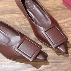 【莞产】Roger Vivier / RV女鞋Viv' in The City系列羊皮优雅尖头一脚蹬浅口单鞋芭蕾舞鞋🩰 【莞产】Roger Vivier / RV女鞋Viv' in The City系列羊皮优雅尖头一脚蹬浅口单鞋芭蕾舞鞋🩰