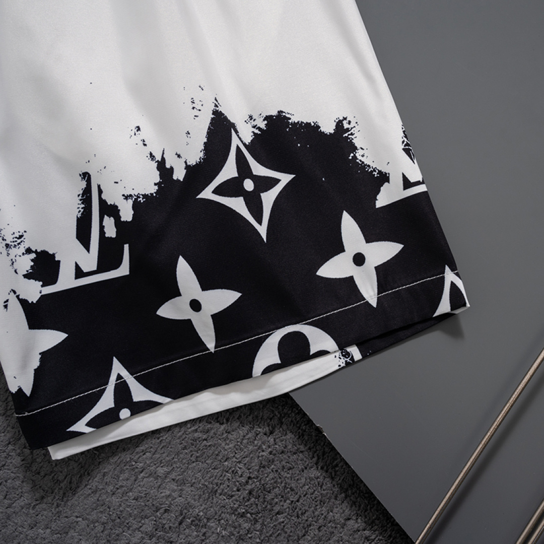 Louis Vuitton 路易lv 最新款男士潮牌沙滩裤，料子细腻光，快 高清面料印花，手感极佳 M~XXXL