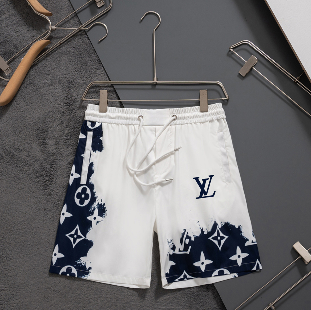 Louis Vuitton 路易lv 最新款男士潮牌沙滩裤，料子细腻光，快 高清面料印花，手感极佳 M~XXXL