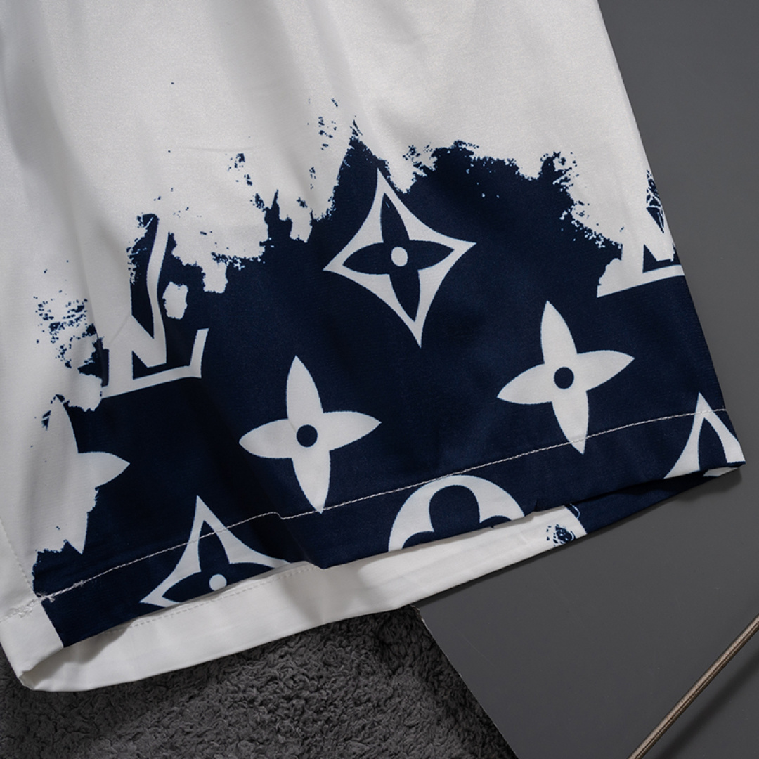 Louis Vuitton 路易lv 最新款男士潮牌沙滩裤，料子细腻光，快 高清面料印花，手感极佳 M~XXXL