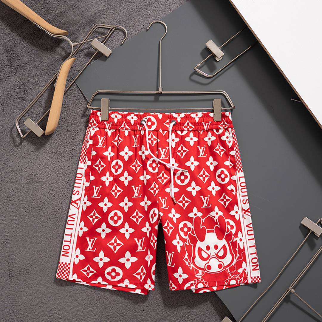Louis Vuitton 路易lv 最新款男士潮牌沙滩裤，料子细腻光，快 高清面料印花，手感极佳 M~XXXL 两个颜色