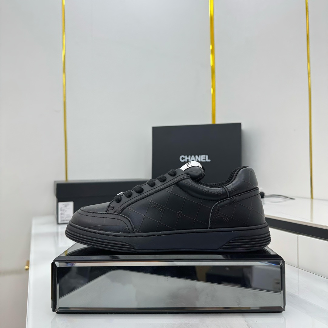 Chanel香奈儿 熊猫配色全皮小白鞋 スポーツ・カジュアル