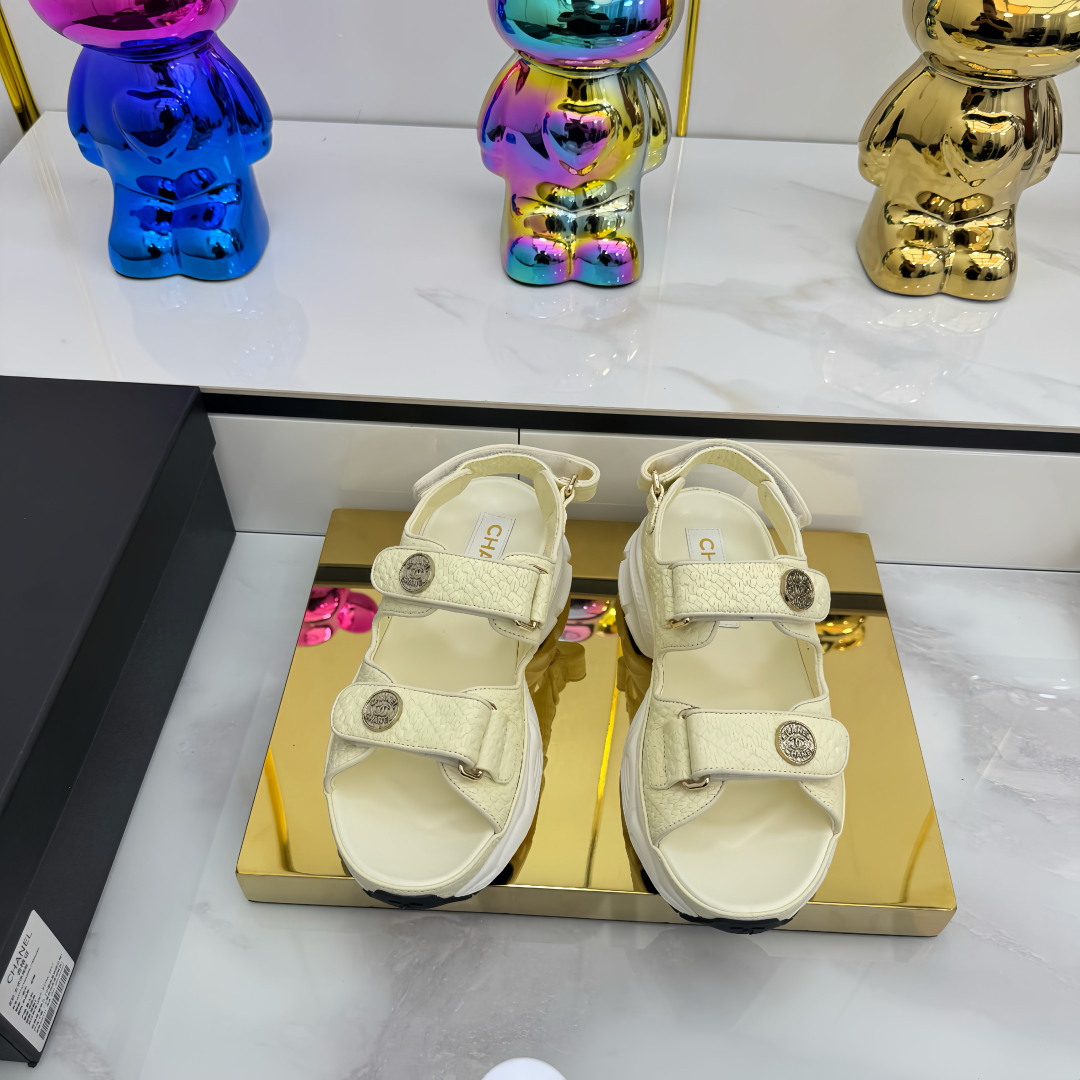 Chanel Women's Velcro Strap Platform Sandals - Stylish Summer Footwear 6 cmp i1745797855171 8007 0 3