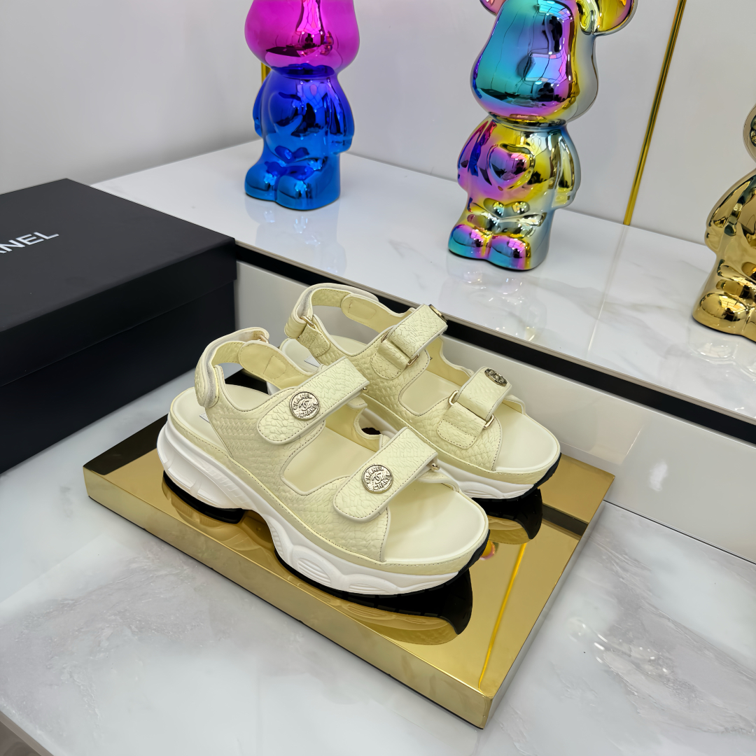 Chanel Women's Velcro Strap Platform Sandals - Stylish Summer Footwear 2 cmp i1745797855189 2089 0 7