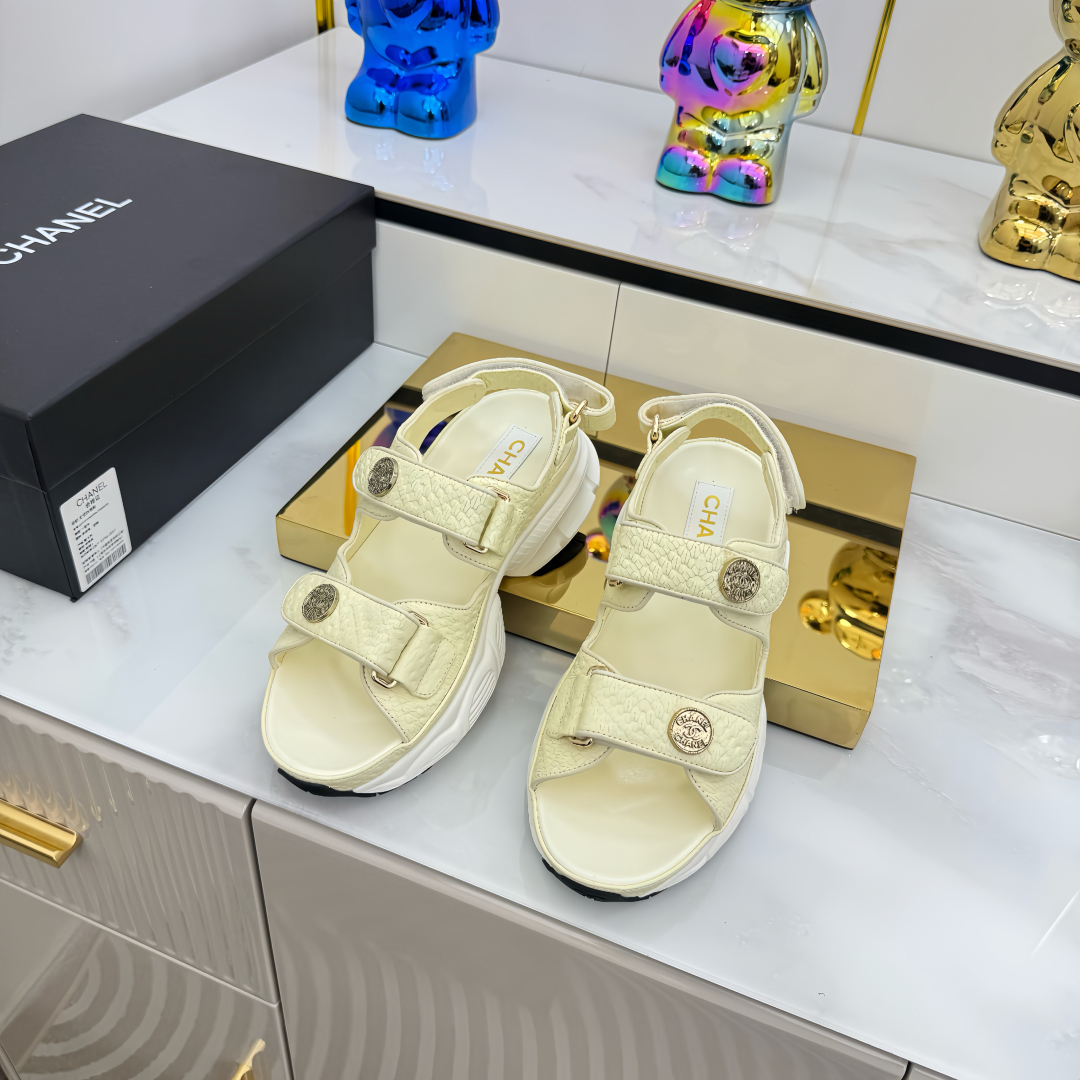 Chanel Women's Velcro Strap Platform Sandals - Stylish Summer Footwear 5 cmp i1745797855242 6736 0 2