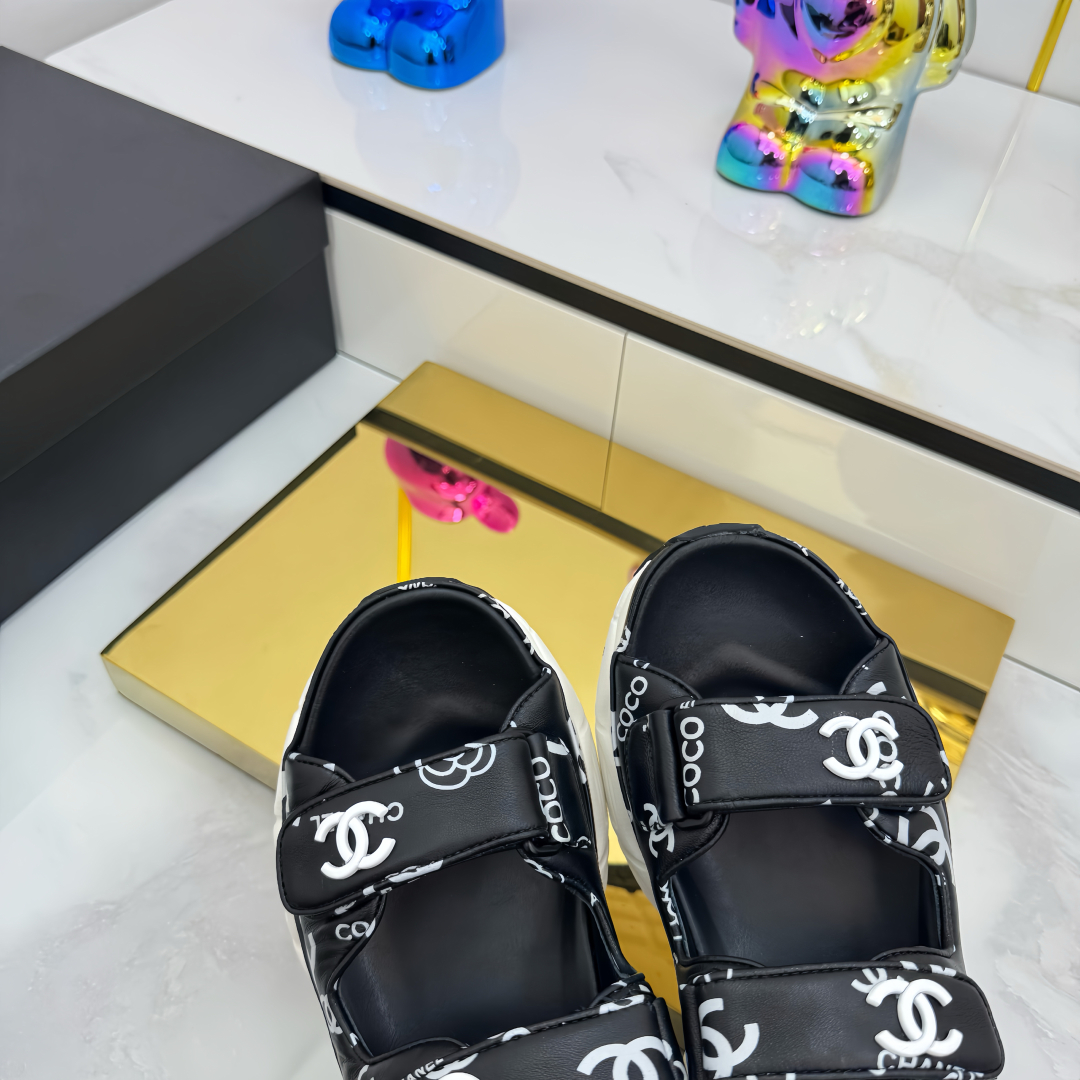Chanel 25SS Velcro Beach Sandals - Stylish & Comfortable Summer Footwear 7 cmp i1745797913755 6462 0 7
