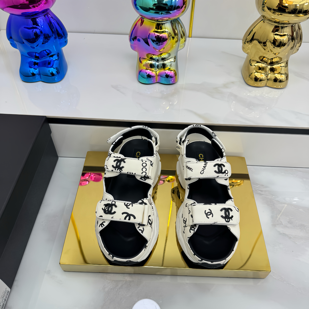Chanel Women's Velcro Strap Sandals | Summer Beach Shoes 4 cmp i1745797945145 56 0 1