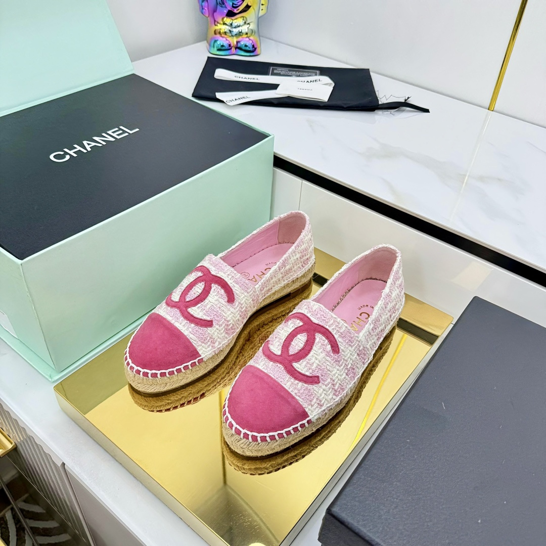 シャネル 渔夫鞋 シンプルデザイン A級羊皮内装