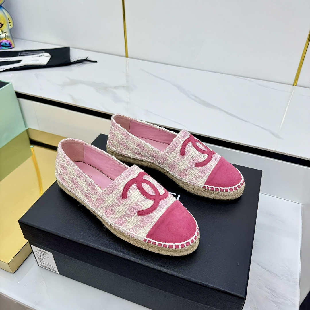 シャネル 渔夫鞋 シンプルデザイン A級羊皮内装