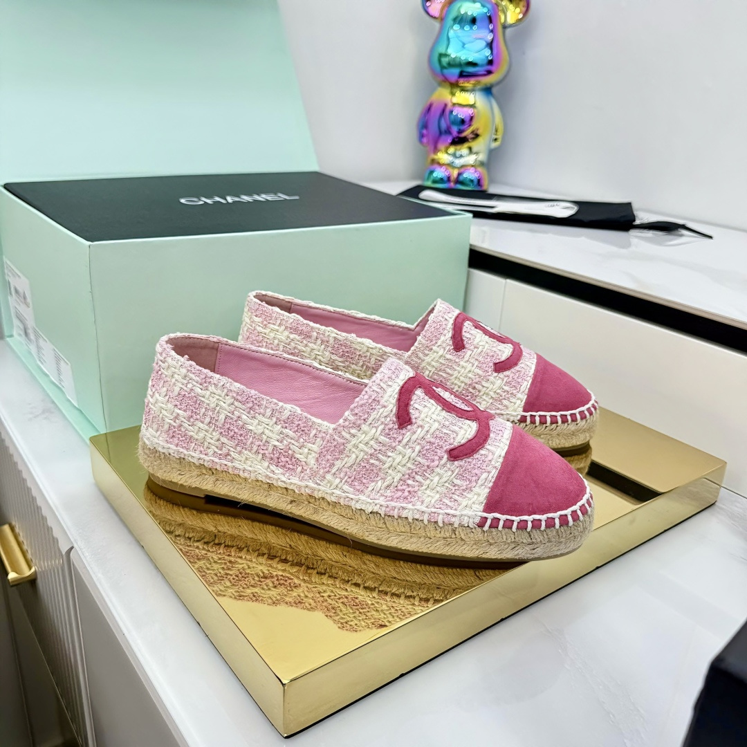 シャネル 渔夫鞋 シンプルデザイン A級羊皮内装