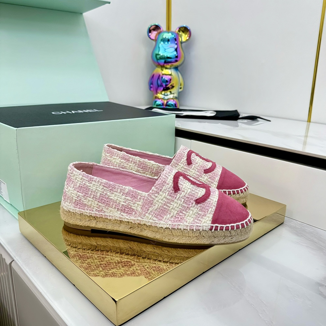 シャネル 渔夫鞋 シンプルデザイン A級羊皮内装