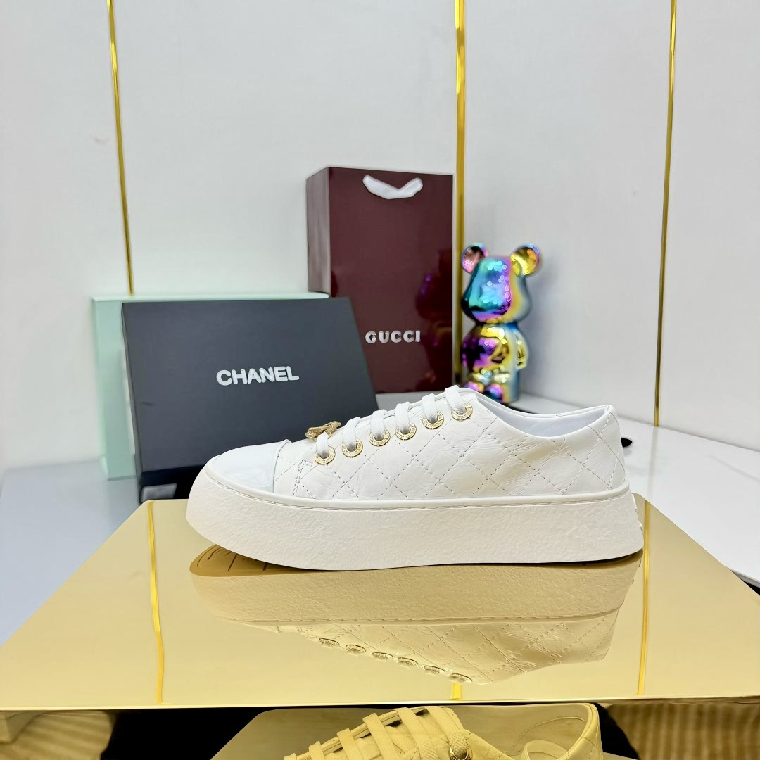 Chanel香奈儿饼干鞋 - 高品質な原版素材使用