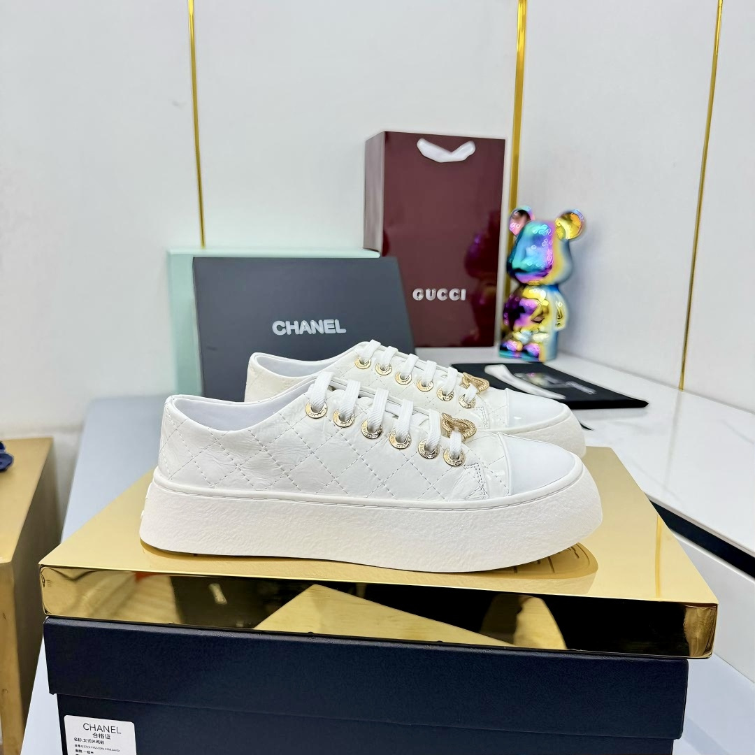 Chanel香奈儿饼干鞋 - 高品質な原版素材使用