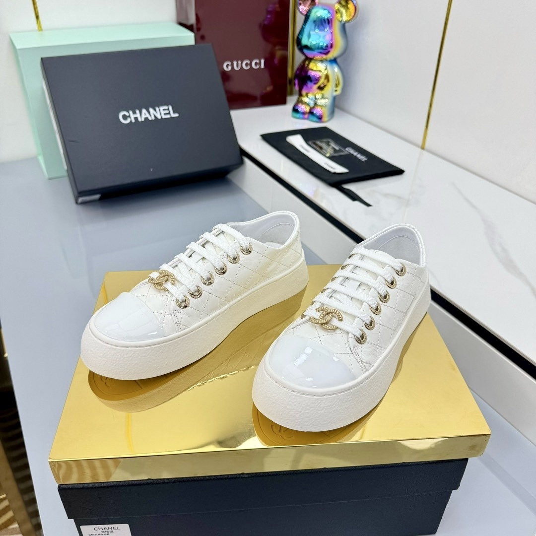 Chanel香奈儿饼干鞋 - 高品質な原版素材使用