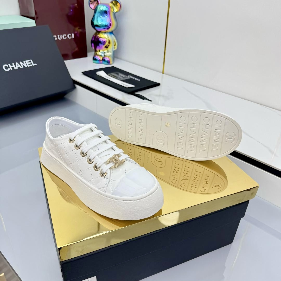 Chanel香奈儿饼干鞋 - 高品質な原版素材使用