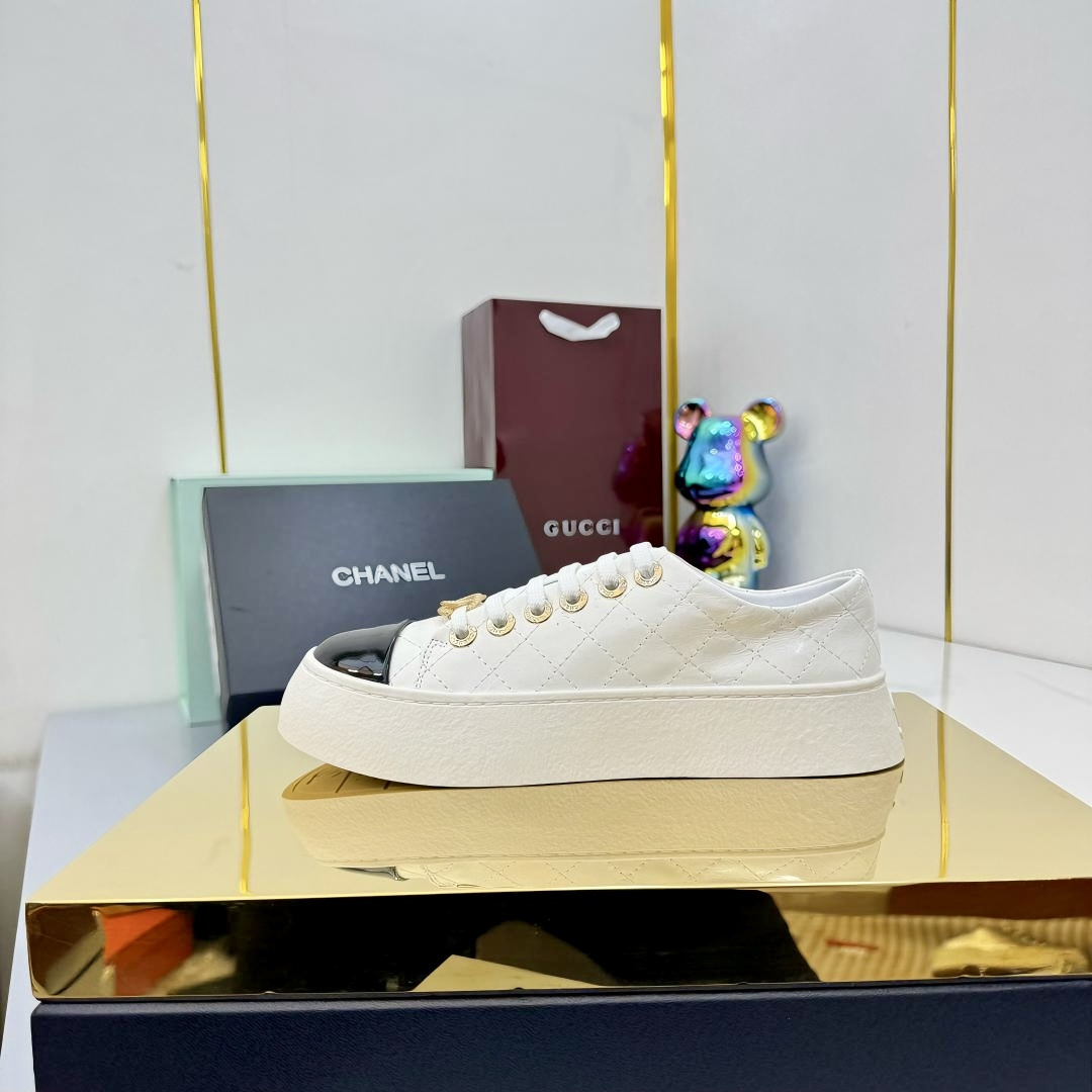 Chanel香奈儿 230布面528 スニーカー 原版品質