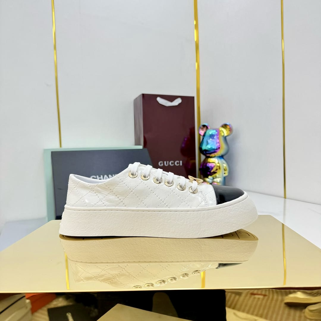 Chanel香奈儿 230布面528 スニーカー 原版品質