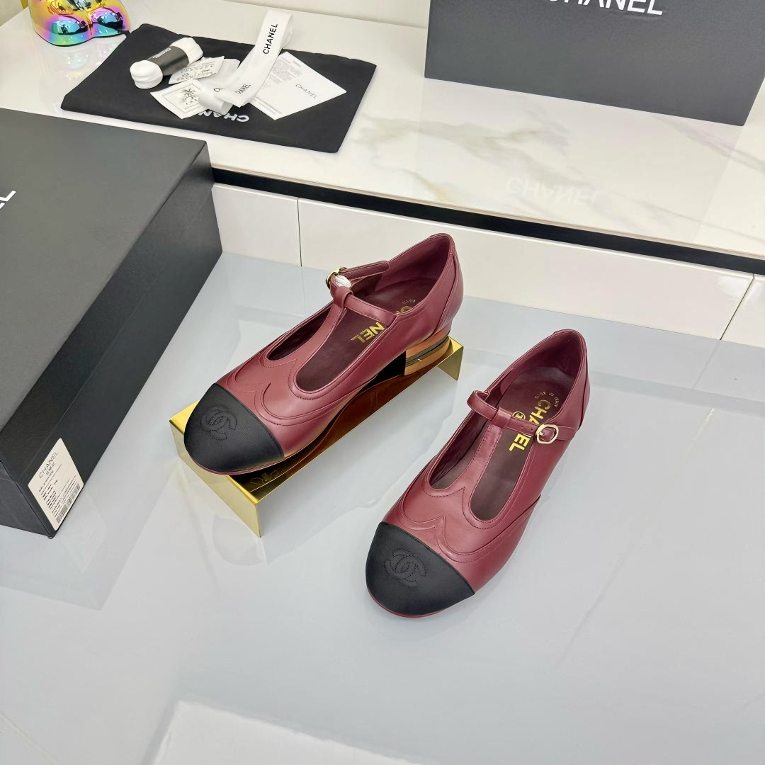 Chanel 香奈儿 シーズン限定 シルクベルベット マリー・ジェーンシューズ