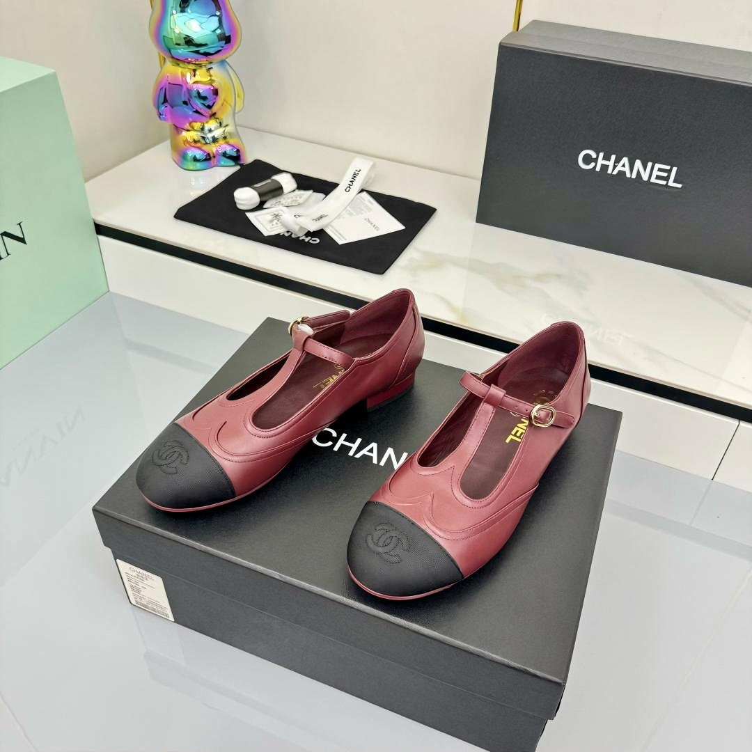 Chanel 香奈儿 シーズン限定 シルクベルベット マリー・ジェーンシューズ