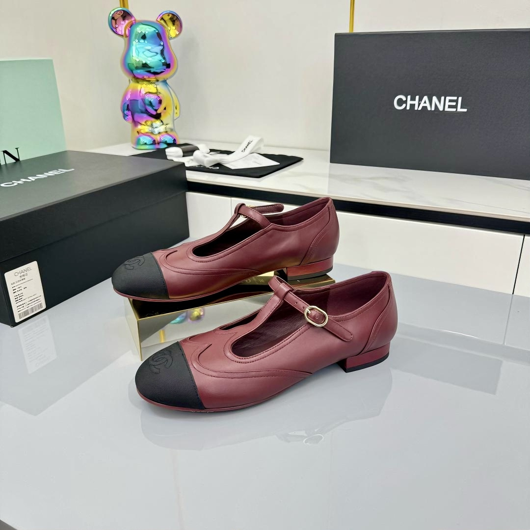 Chanel 香奈儿 シーズン限定 シルクベルベット マリー・ジェーンシューズ