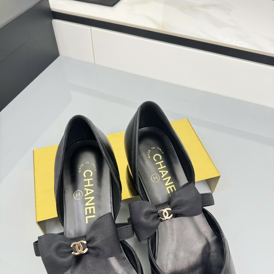 Chanel 香奈儿25A シルクベルベット マリ・ジェンシューズ