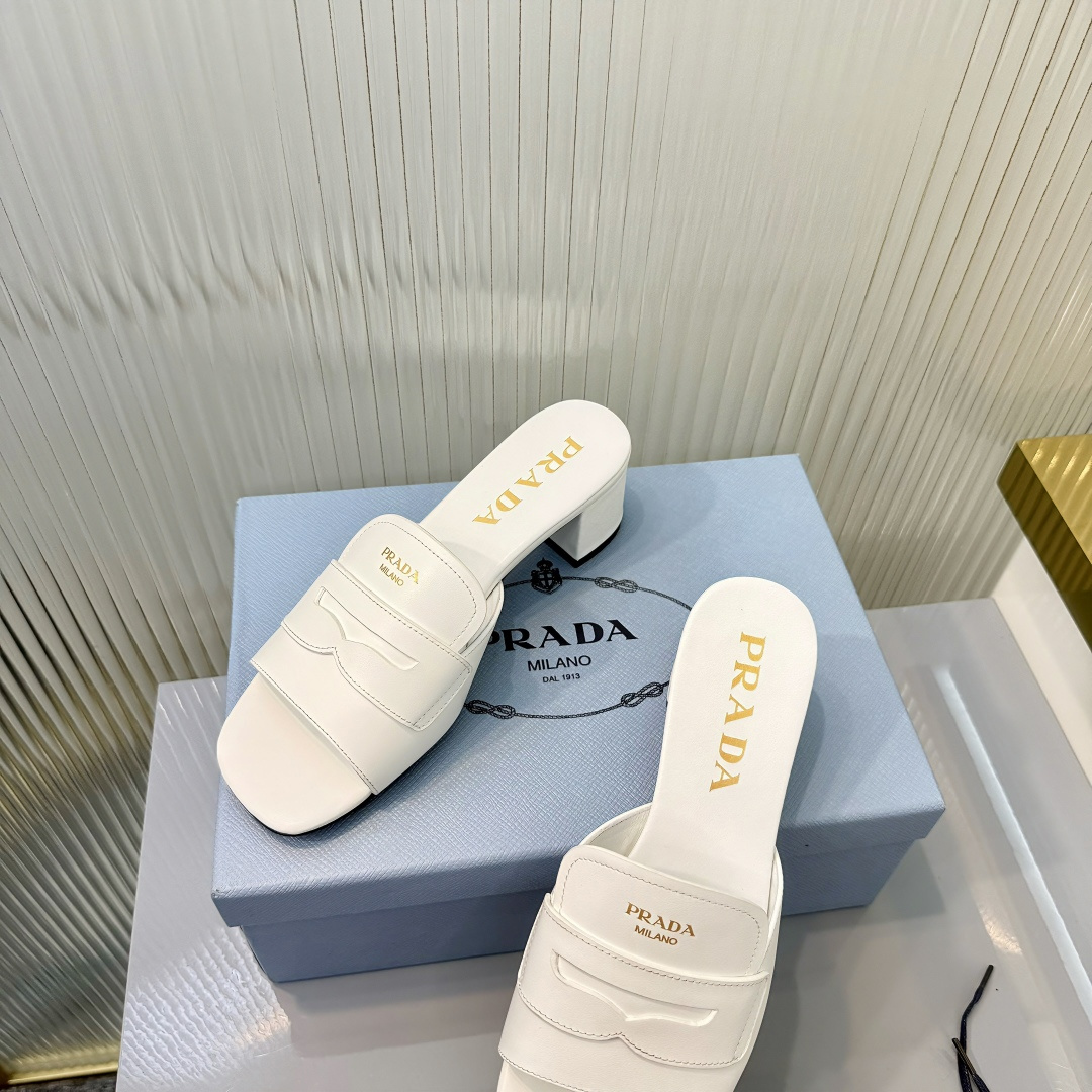 Prada PRADA/普拉达 26ss 春夏新款 粗跟 凉鞋