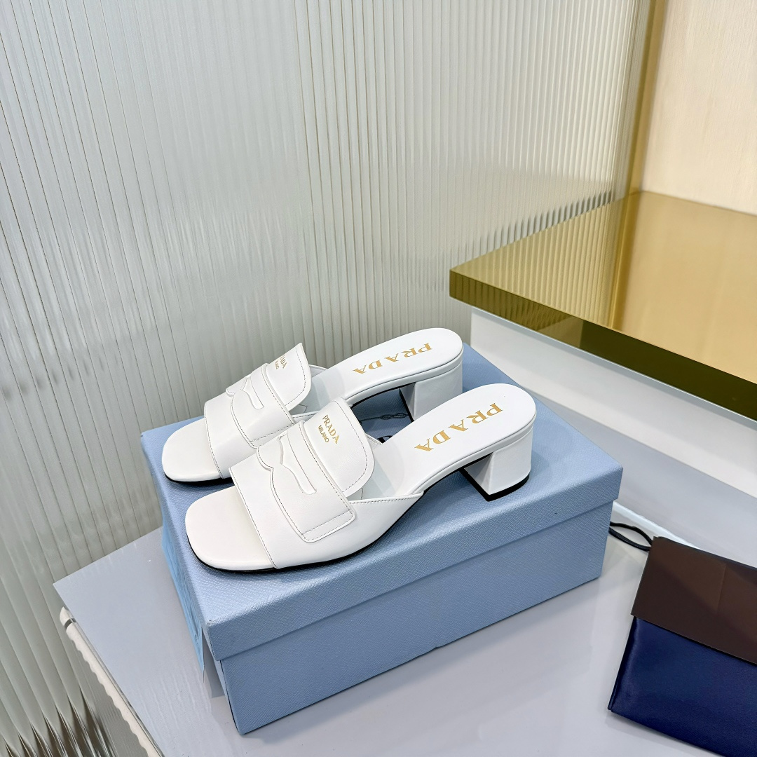 Prada PRADA/普拉达 26ss 春夏新款 粗跟 凉鞋