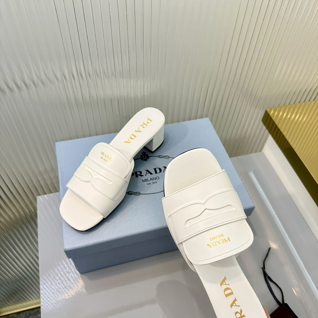 Prada PRADA/普拉达 26ss 春夏新款 粗跟 凉鞋
