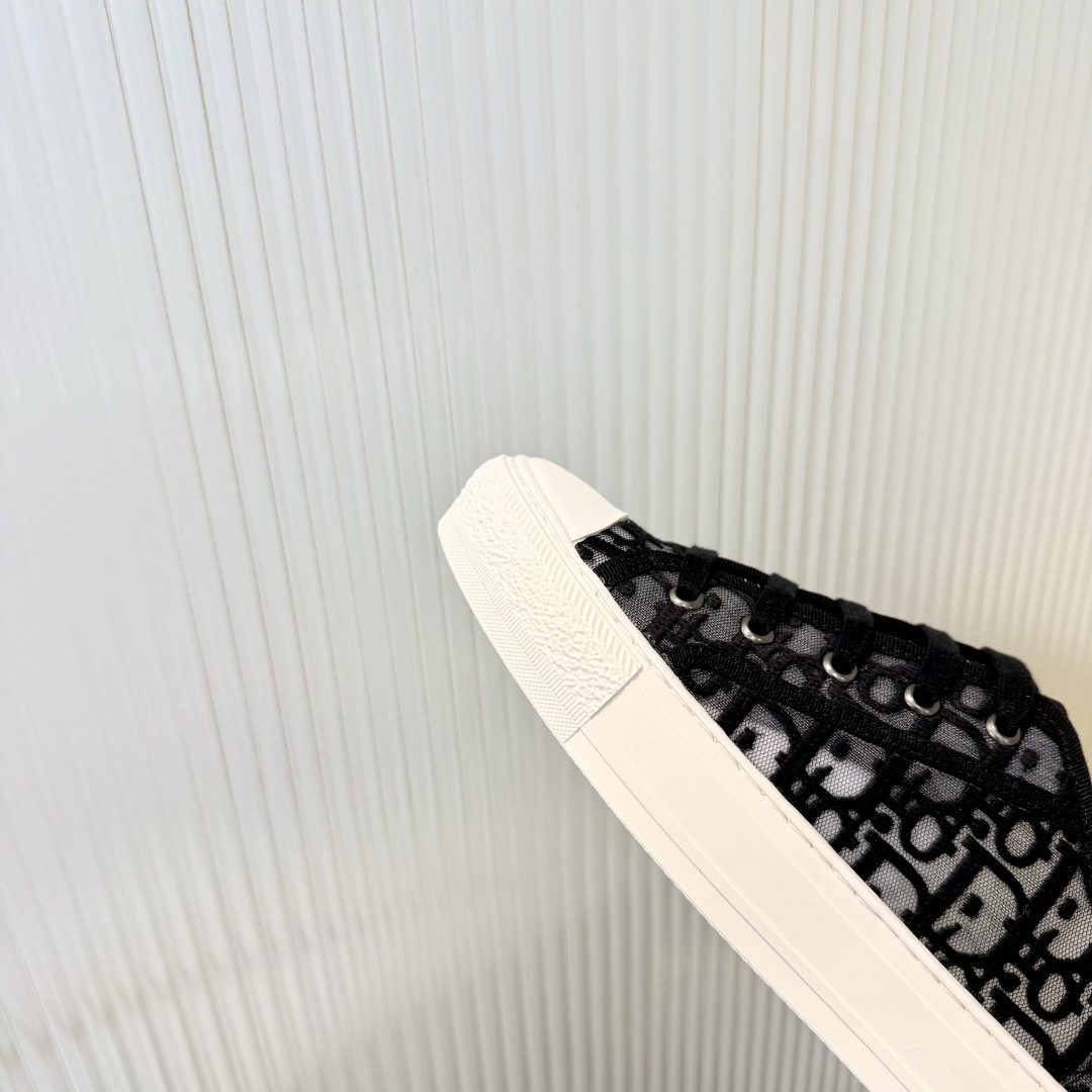Dior Dior迪奥Walk'n系列 老花 刺绣 厚底帆布鞋 休闲运动鞋
