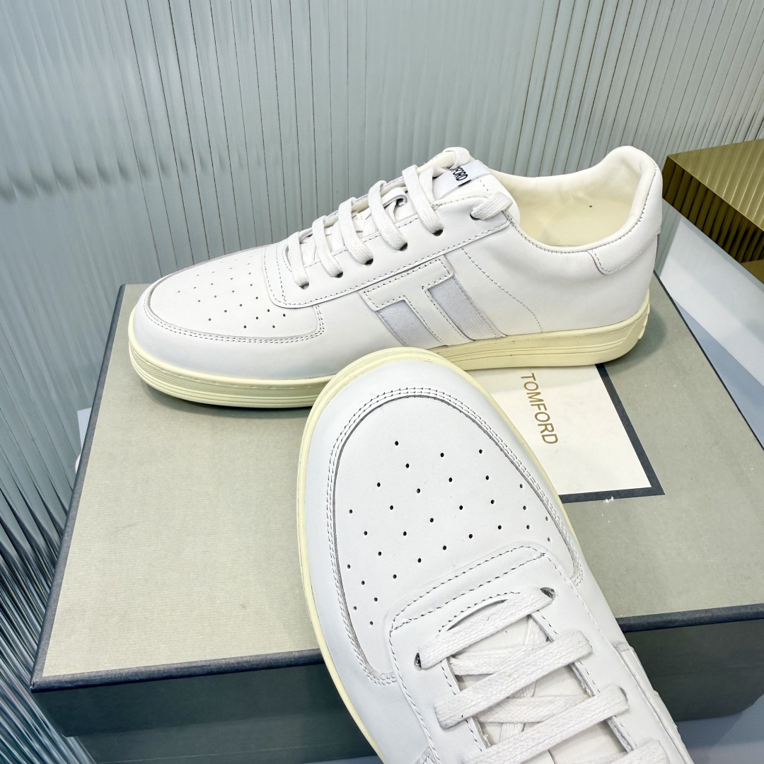 Tom Ford White Low-Top Sneakers