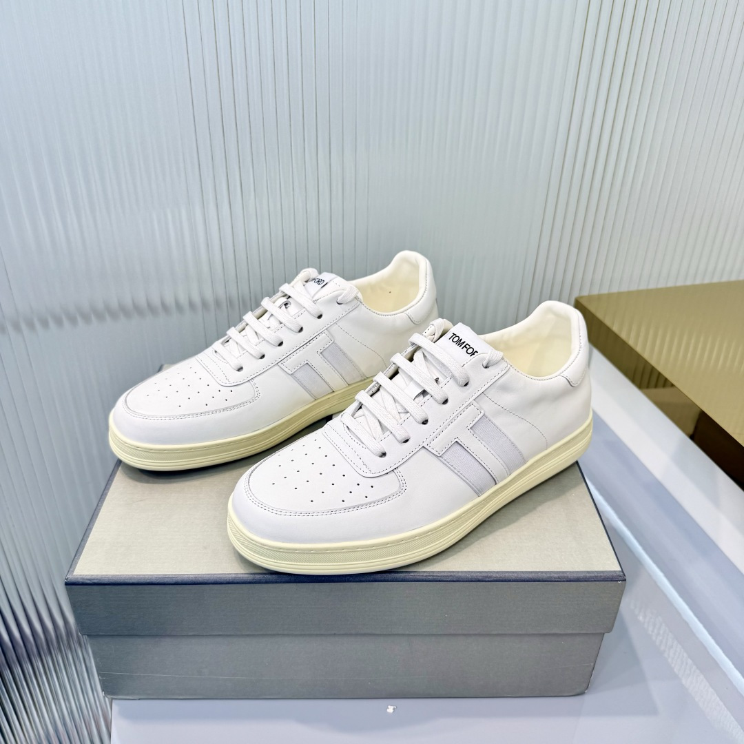 Tom Ford White Low-Top Sneakers