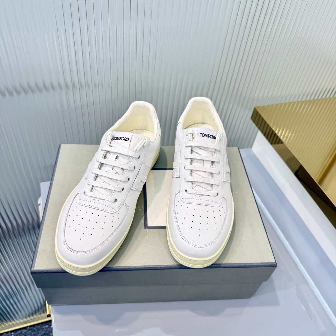 Tom Ford White Low-Top Sneakers