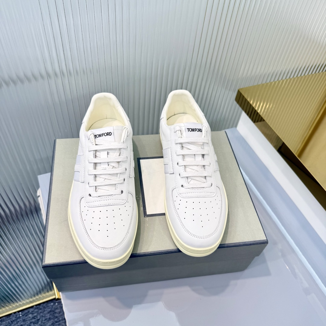 Tom Ford White Low-Top Sneakers