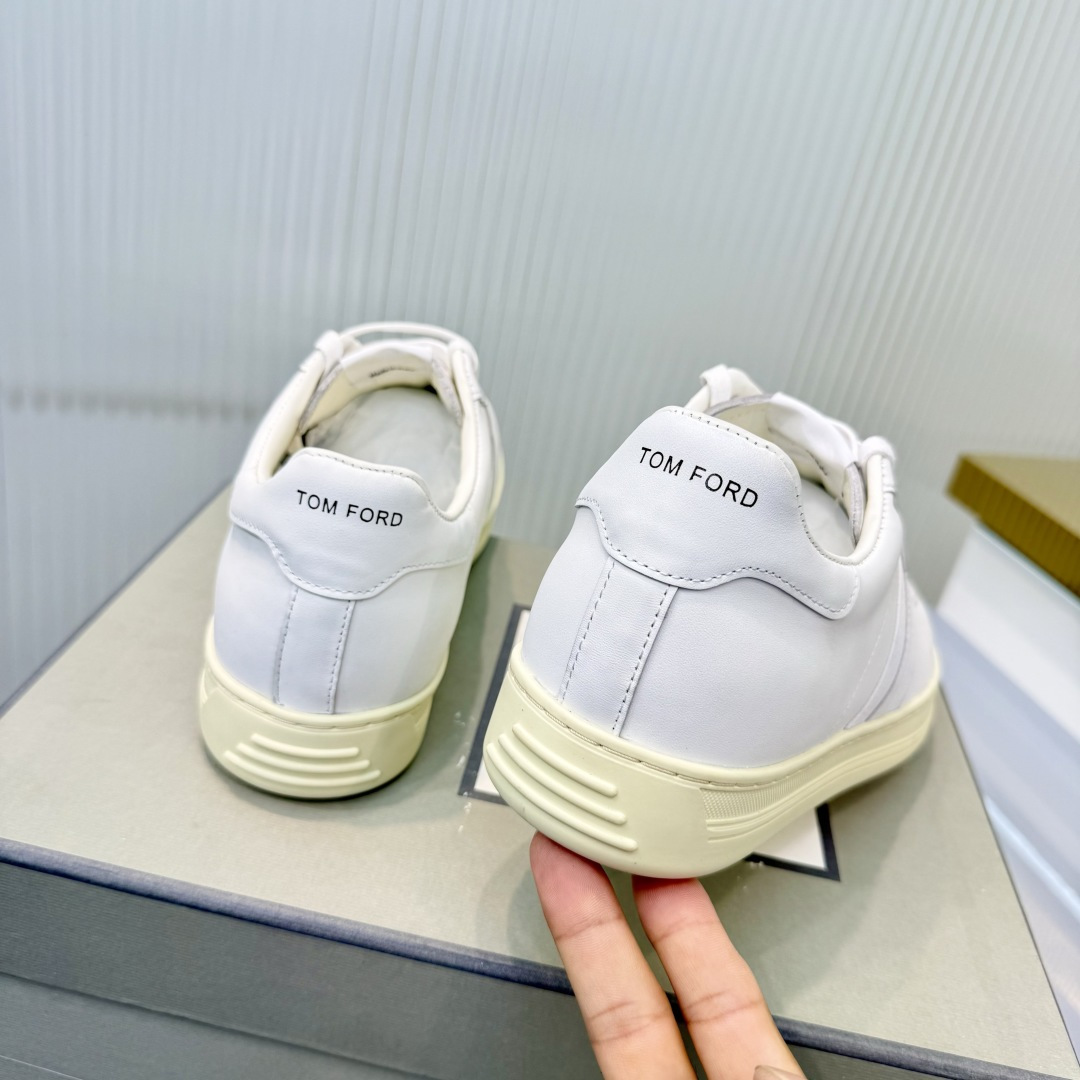 Tom Ford White Low-Top Sneakers
