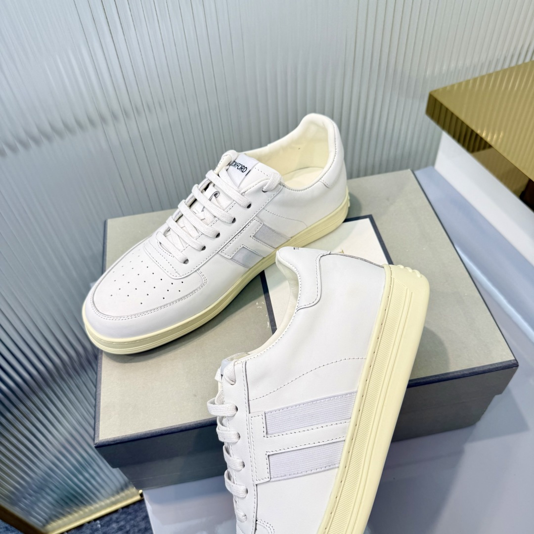 Tom Ford White Low-Top Sneakers