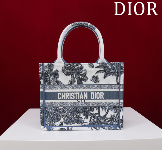 Dior Riviera Book Tote Bag, Small Size, Palm White, Iconic Design 1 Dior Riviera Book Tote Bag, Small Size, Palm White, Iconic Design