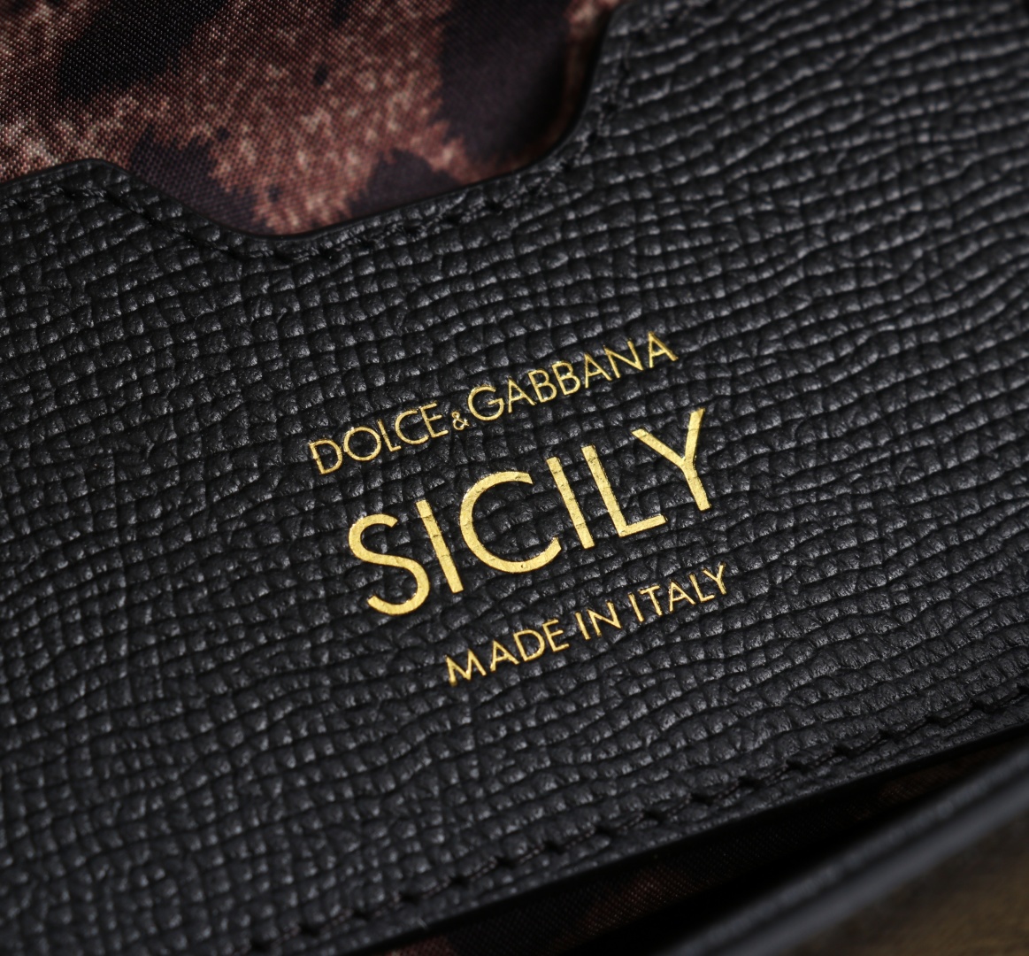Dolce & Gabbana Sicily 11125 Black Leather Satchel, 21x16x8 cm 10 cmp a1751566737326 8316