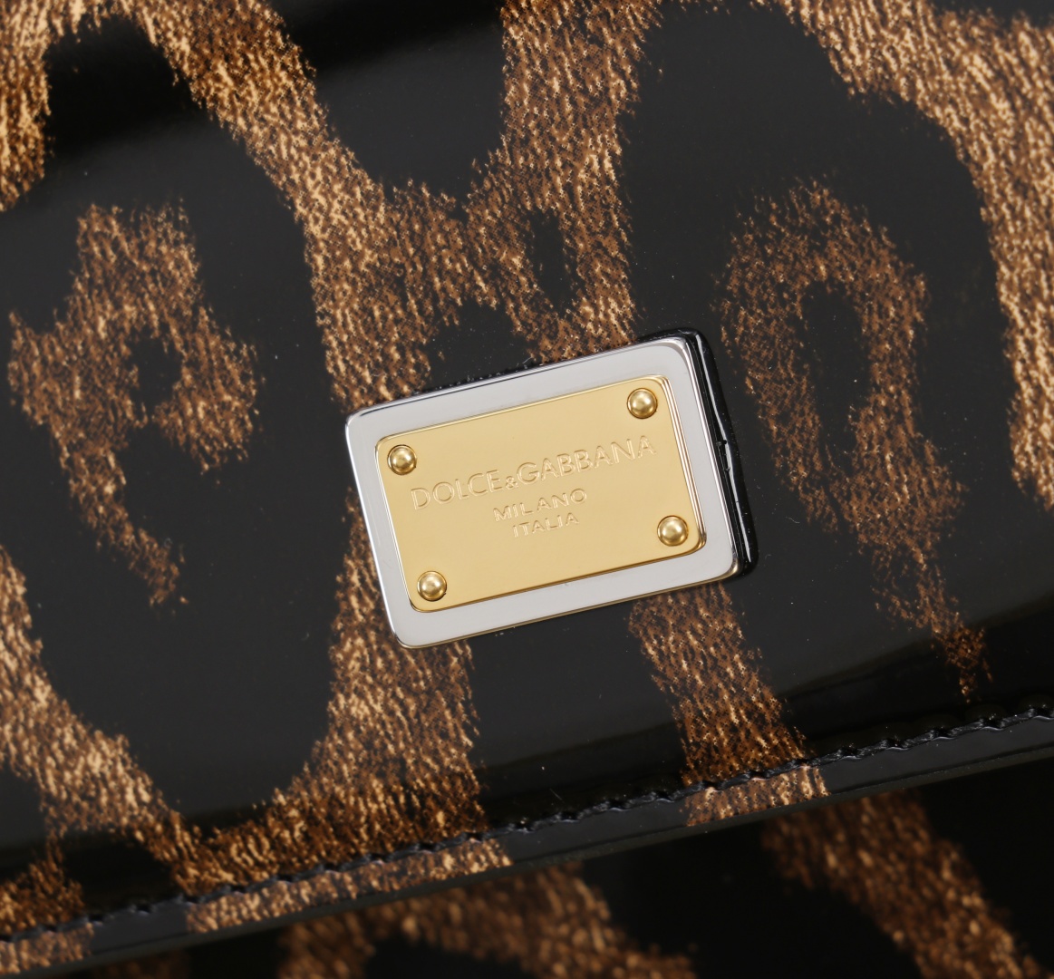 Dolce & Gabbana Sicily Leopard Print Leather Top Handle Satchel Bag, 21x16x8cm 9 cmp a1751566966702 4254