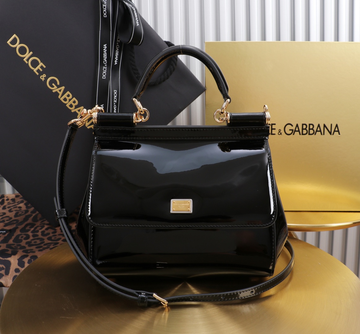 Dolce & Gabbana Sicily Small Leather Satchel Top Handle Bag 3 cmp a1751567018751 5517