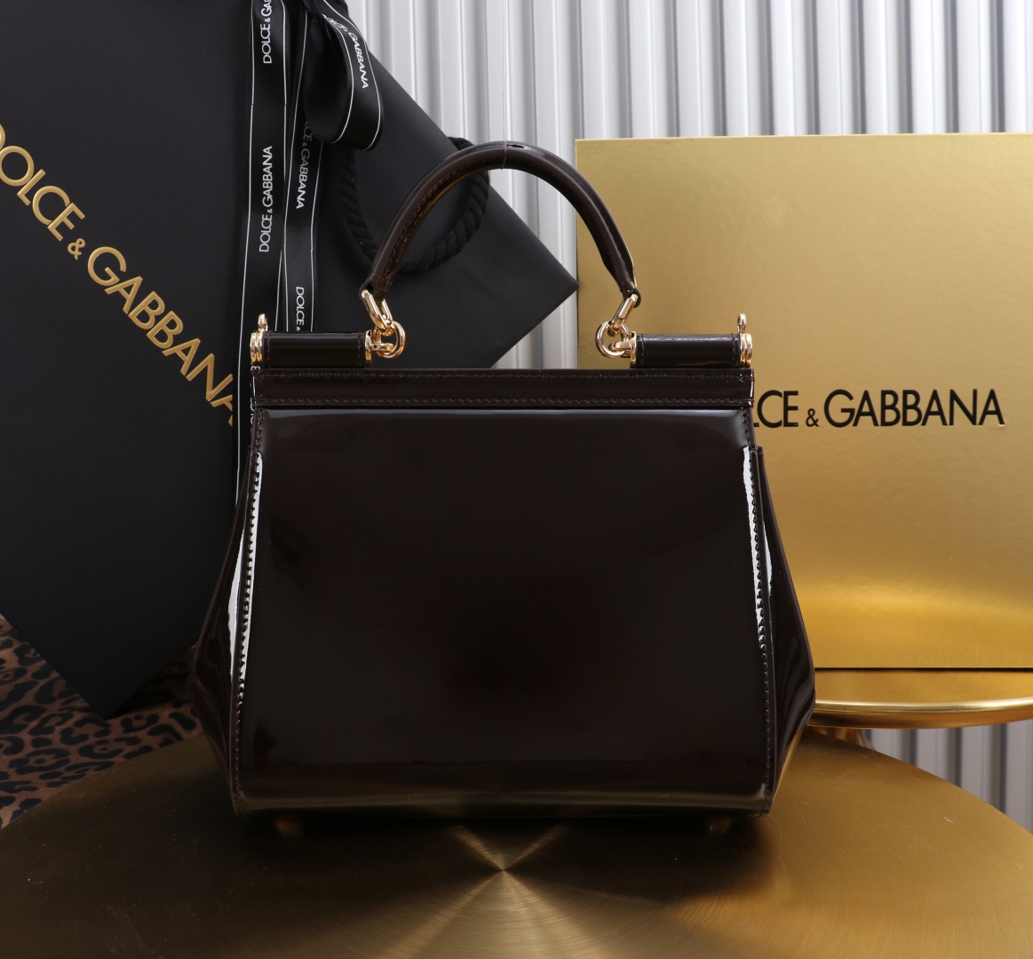 Dolce & Gabbana Sicily Small Leather Satchel Top Handle Crossbody Bag 5 cmp a1751567064791 5134