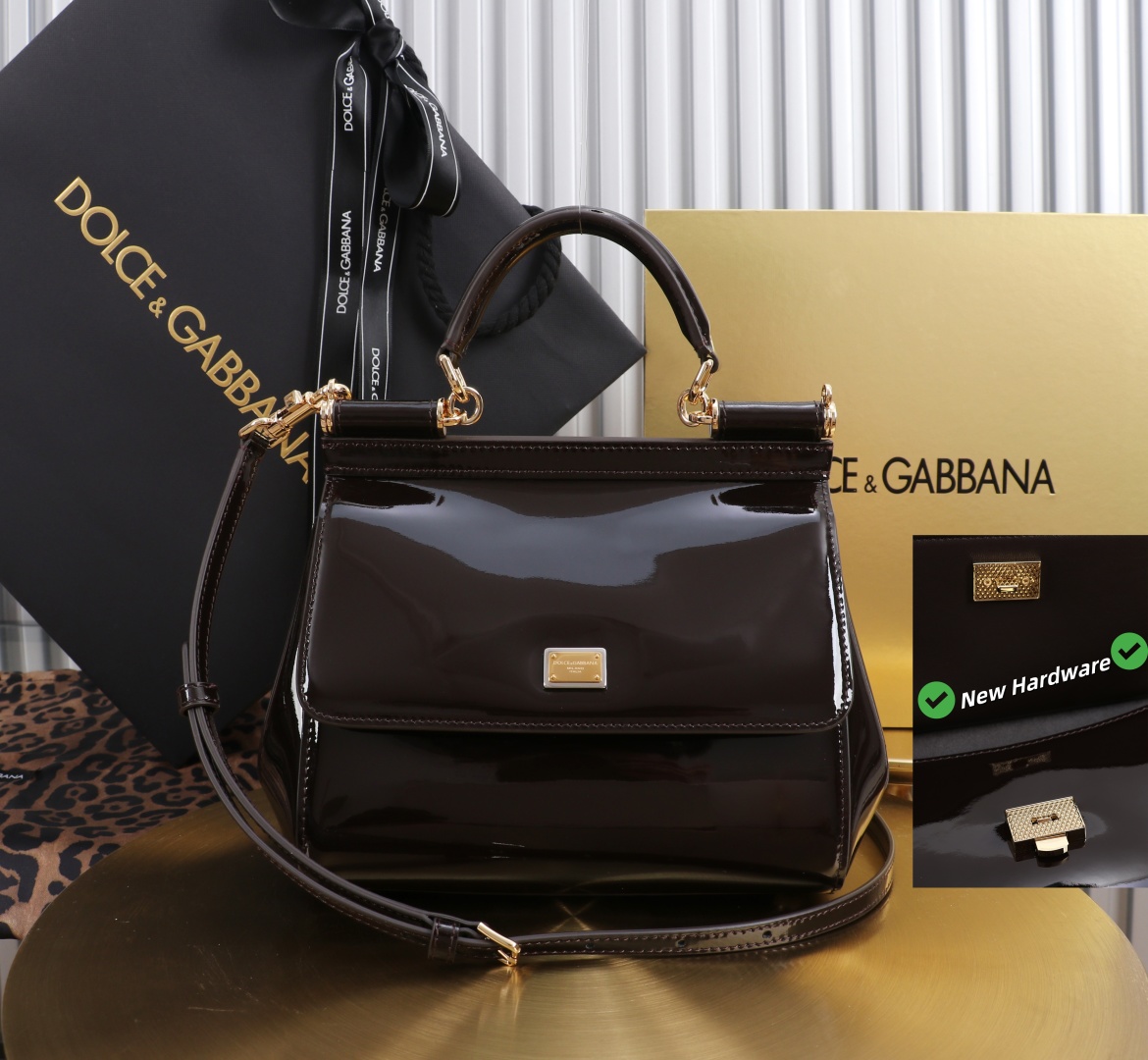 Dolce & Gabbana Sicily Small Leather Satchel Top Handle Crossbody Bag 2 cmp a1751567064811 4630