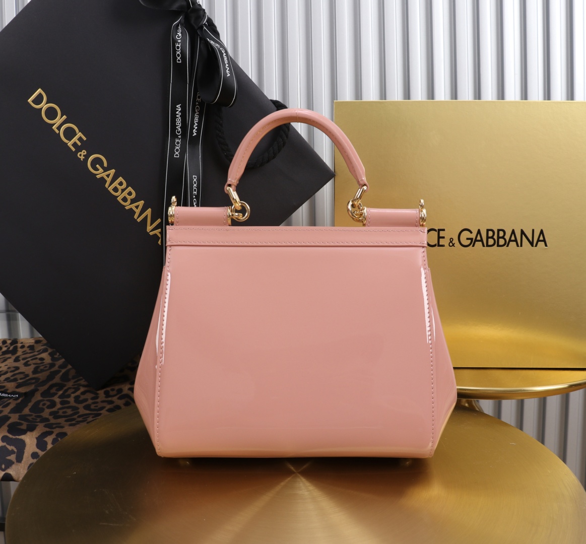 Dolce & Gabbana Sicily Small Leather Satchel Bag - Chic Rose Pink 5 cmp a1751567104606 3772