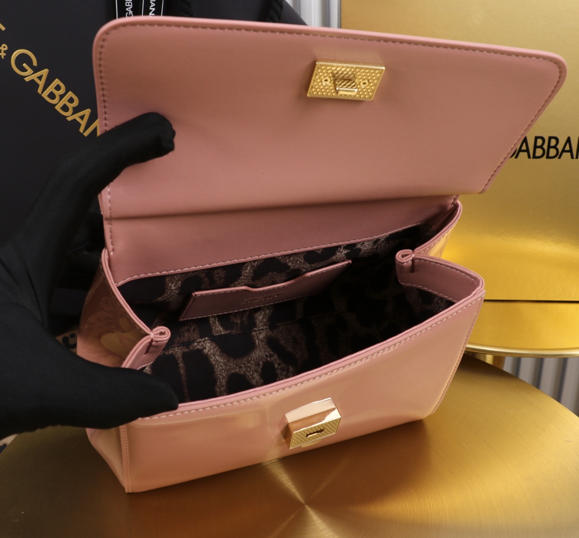 Dolce & Gabbana Sicily Small Leather Satchel Bag - Chic Rose Pink 7 cmp a1751567112848 5471