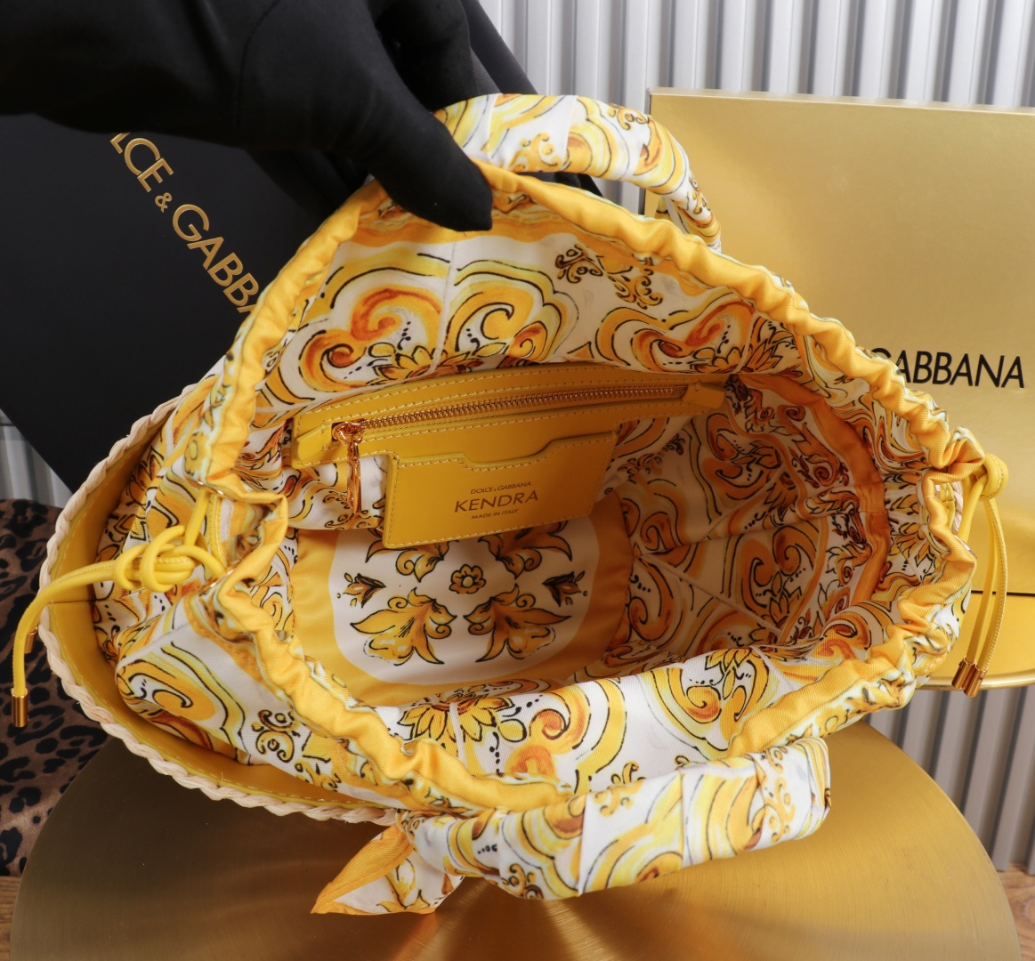 Dolce & Gabbana Raffia Tote Bag with Leather DG Logo and Scarf Accent 5 cmp a1755621419105 8183